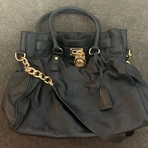Michael Kors Black Hamilton Tote Bag